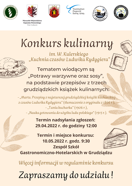 Konkurs kulinarny im. W. Kulerskiego Kuchnia czasów Ludwika Rydygiera